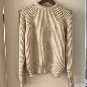 Zara ribbed wool sweater